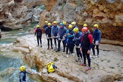 canyoning paysage